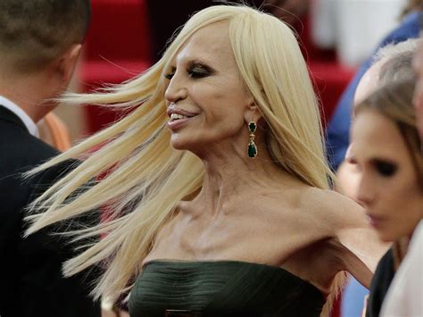 why did donatella sell versace|donatella versace before and after.